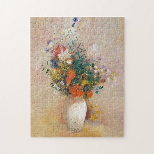 Bloemen in een Vase-schilderende Odilon Redon Amaz Legpuzzel (Verticaal)