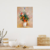 Bloemen in een Vase-schilderende Odilon Redon Amaz Poster (Keuken)