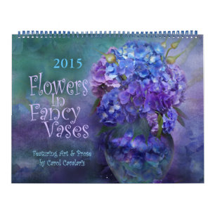 Bloemen in Fancy Vases Art Agenda 2015 Kalender
