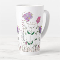 Bloemen in gemengde techniek