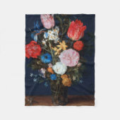 Bloemen in Glass Vessel, Jan Brueghel de Ouder Fleece Deken (Voorkant)