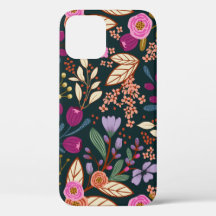 bloemen in heldere kleuren Hoesje-Mate iPhone c