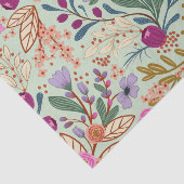  bloemen in heldere kleuren  tissuepapier (Detail)