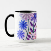 Bloemen in papier en draad: 3D Quilled Wildflower Mok (Links)
