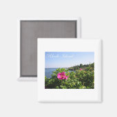 Bloemen in Rhode Island Magneet (Voorkant / Achterkant)