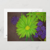 Bloemen in Tuin Briefkaart (Voorkant / Achterkant)