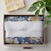 Bloemen in vaas decoupage tissue papier (Geschenk)