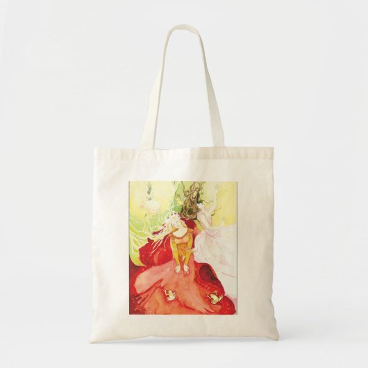 Bloemen in water tote bag (Voorkant)