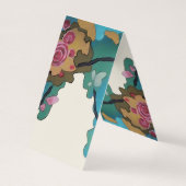 Bloemen in Waterverven PAPIER- EN SIZE-OPTIES - Visitekaartjes (Achterkant)