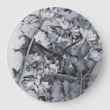 Bloemen in zwart en wit