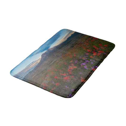 Bloemen | Indische penseel en penseel Badmat (Gekanteld)