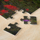 Bloemen | Indische penseel en penseel Legpuzzel (Zijkant)