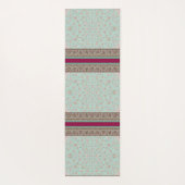 Bloemen Indische tapijt ontwerp Yoga Mat (Achterkant)