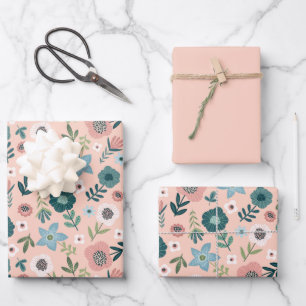 Bloemen Inpakpapier Vellen