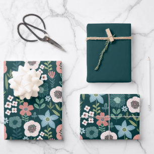 Bloemen Inpakpapier Vellen