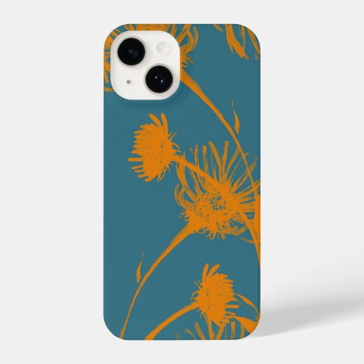 Bloemen iPhone Hoesje (Achterkant)