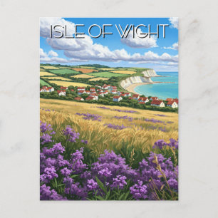 Bloemen Isle of Wight Verenigd Koninkrijk Reizen Briefkaart