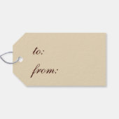bloemen IV Cadeaulabel (Achterkant Horizontaal)