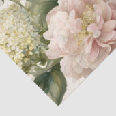 Bloemen Ivoor Pioen Hydrangea Decoupage Tissuepapier (Detail)