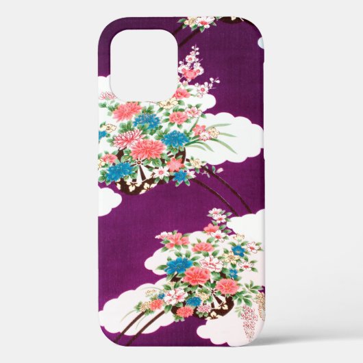Bloemen, Japans ontwerp Case-Mate iPhone Case (Achterkant)