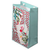 Bloemen, Japans ontwerp Klein Cadeauzakje (Achterkant Gekanteld)