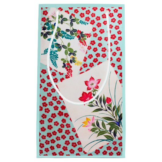 Bloemen, Japans ontwerp Klein Cadeauzakje (Voorkant)