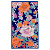 Bloemen, Japans ontwerp Klein Cadeauzakje (Achterkant)