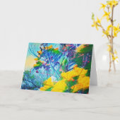 Bloemen Kaart (Gele Bloem)