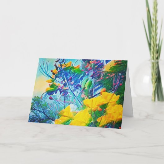 Bloemen Kaart (Voorkant)