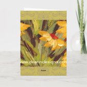 bloemen kaart (Achterkant)