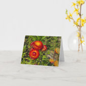 Bloemen Kaart (Gele Bloem)