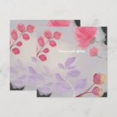 Bloemen Kaart (Voorkant / Achterkant)