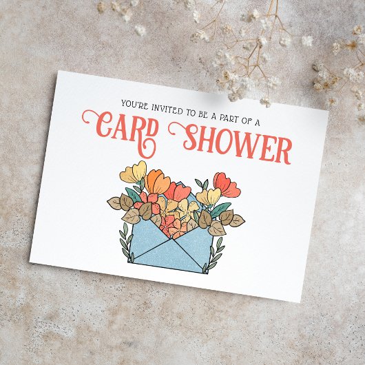  Bloemen Kaart Douche per Mail Invitation