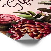 Bloemen Kaarten en geschenken Trouwteken Poster (Hoek)