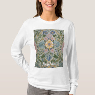 Bloemen Kaleidoscoop gepersonaliseerd T-shirt