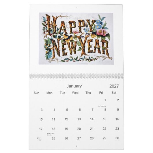  bloemen kalender (Jan 2027)