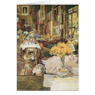 Bloemen kamer van Childe Hassam, Vintage Fine Art
