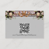 Bloemen, Kant & Hoefijzers, Bourgogne, QR-code Informatiekaartje (Achterkant)