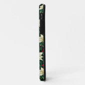Bloemen kerstpatroon Case-Mate iPhone case (Achterkant/links)