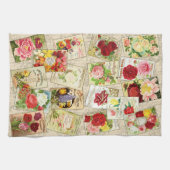 bloemen keukenhanddoeken (Horizontaal)