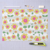 Bloemen kinder schilderige lentedjes tissuepapier (Craft)