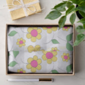 Bloemen kinder schilderige lentedjes tissuepapier (Geschenk)