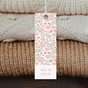 Bloemen Kledinglabel Hang Label