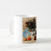 Bloemen, koffiepot en fruit door Vincent van Gogh Koffiemok (Voorkant links)