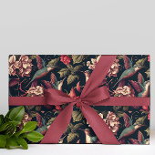 Bloemen & Kolibries Patroon Cadeaupapier