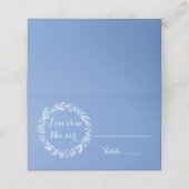 Bloemen Korenbloem Blauw Trouwbloem Escort Kaart (Buitenkant ongevouwen)