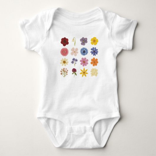 Bloemen Kracht Romper (Voorkant)