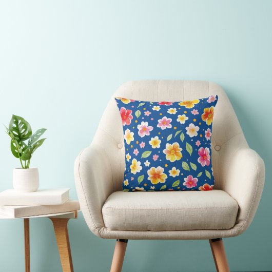 Bloemen Kussen (Stoel)