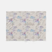 Bloemen Kwekerij print baby deken (Voorkant (Horizontaal))