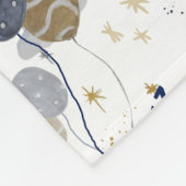 Bloemen Kwekerij print baby deken (Hoek)